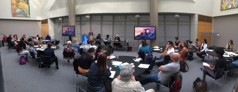 A packed house at The Futures Initiative's "Racism, Xenophobia, and Populism" event, September 20, 2016.