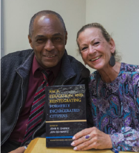 Prof. Chaney and Joni Schwartz